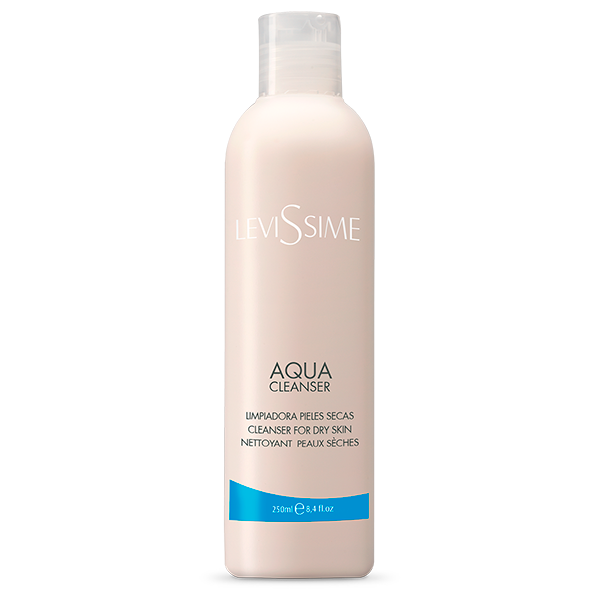 Crema facial limpiadora para pieles secas Aqua