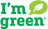 I'm green - logo - Envase fabricado con materiales sostenibles