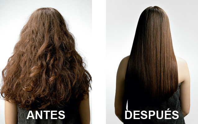 alisado brasileó antes y después